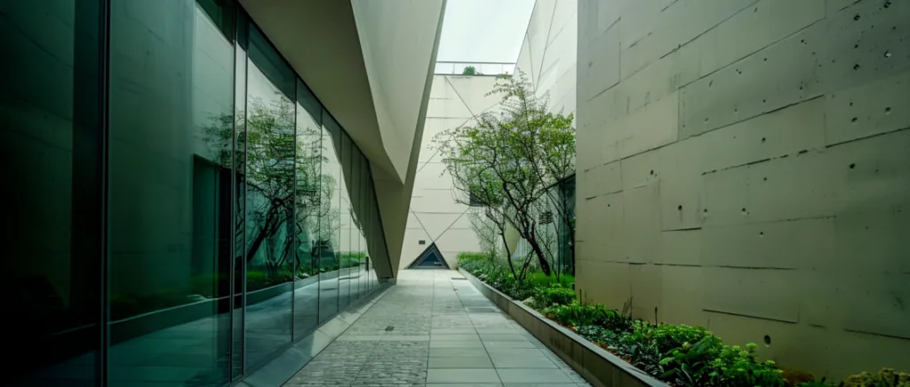 A Daniel Libeskind-style museum